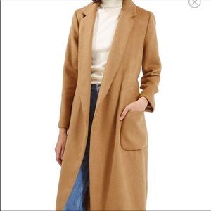 Topshop Camel Coat